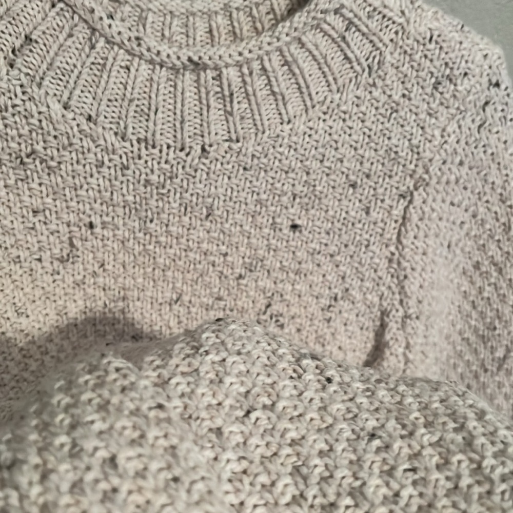 LOFT mock neck textured sweater - Picture 2 of 5
